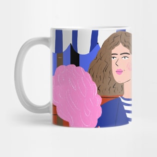 Cotton candy girl Mug